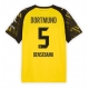 Borussia Dortmund Ramy Bensebaini #5 Replike Domaci Dres 2025-26 Kratak Rukav